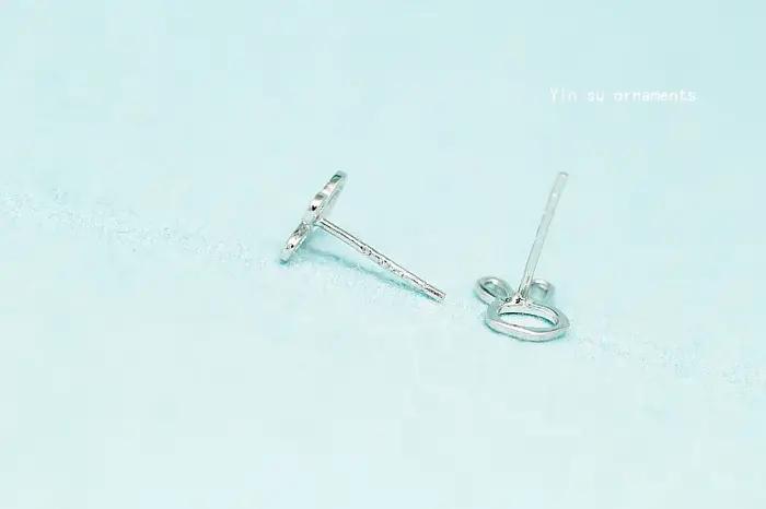 Boucles d'oreilles lapin en argent Sterling 925