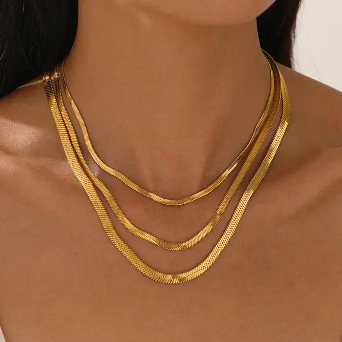 Collier Serpent Tendance En Argent Sterling 925 Et Or Pour Femmes Et Hommes Occasions Spéciales