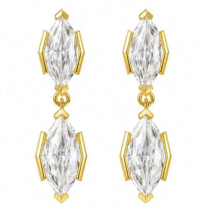 WUIHA – boucles d'oreilles Vintage en argent Sterling 925