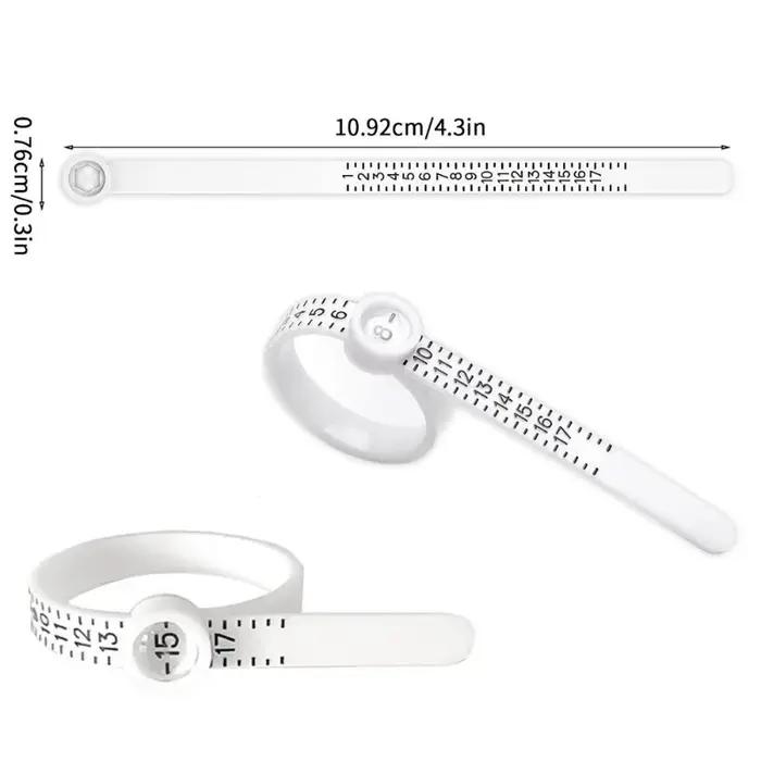 Jauge de taille de bague pour mesurer le doigt