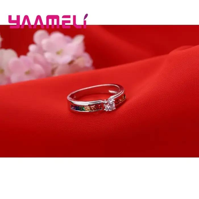 Bague en argent Sterling 100% véritable