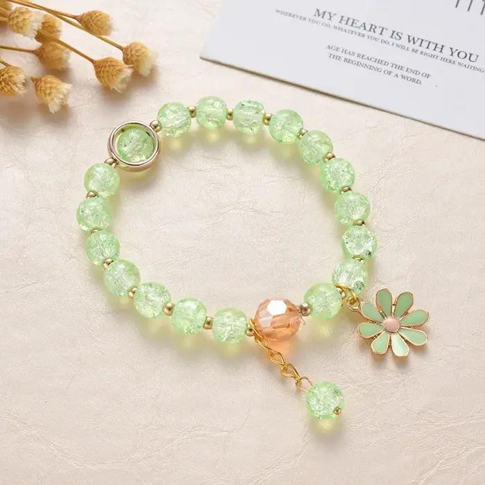 Popcorn perle doux Bracelet pour enfants femmes mignon nuage fleur pendentif Bracelets