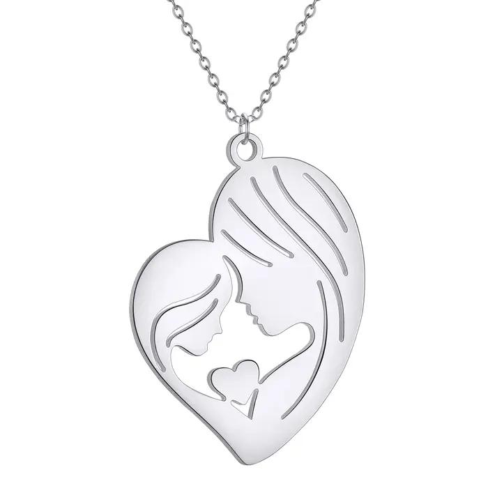 Chandler-Collier avec pendentif pour mère et enfant