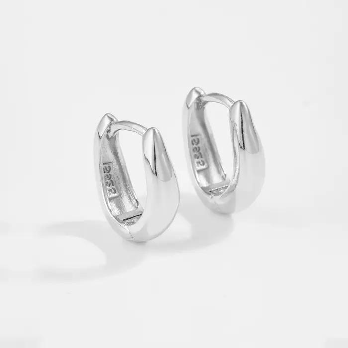 DPLAOPA – boucles d'oreilles en argent Sterling 925, cerceaux unis, Piercing, luxe, Rock Punk, bijou