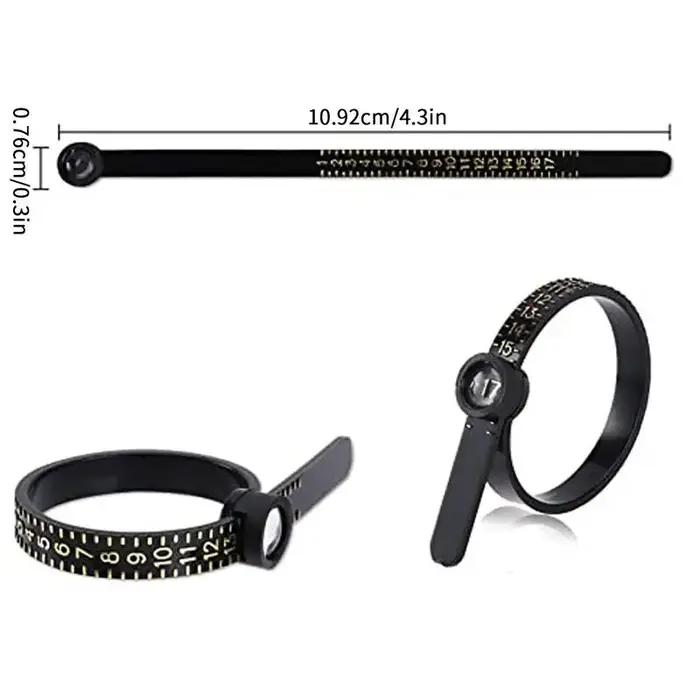 Jauge de taille de bague pour mesurer le doigt