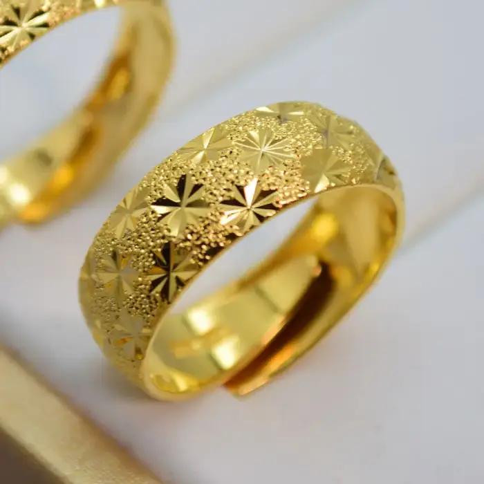 Bague en or 14K pour femmes mariage engagement cadeau occasion spéciale gypsophila luxe prestige elegance quotidien anniversaire ajustable certificat