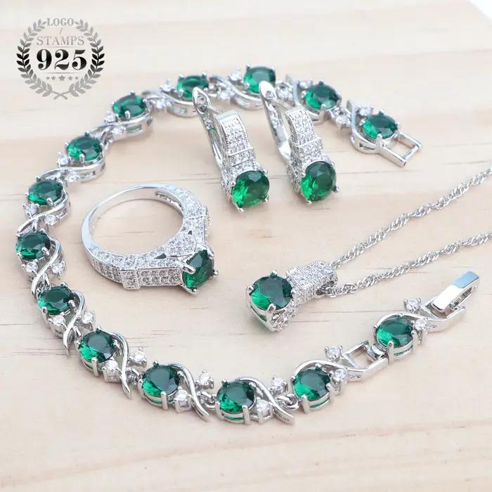 Ensemble de bijoux en argent Sterling 925 pour femmes