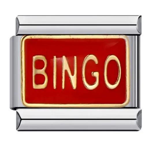 Lettre anglaise j'aime mon chat Bingo lien d'amour pour chaîne élastique bijoux à bricoler soi-même 9mm en acier inoxydable Bracelet à breloques italien