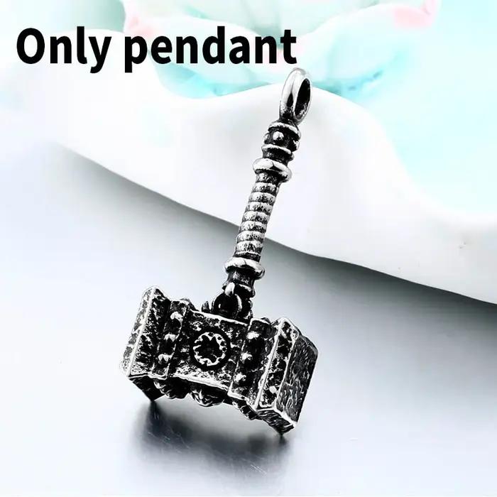 Beier Collier Pendentif Europe Du Nord Mythe Nordique Pendentif En Acier Inoxydable JONecklace Norse