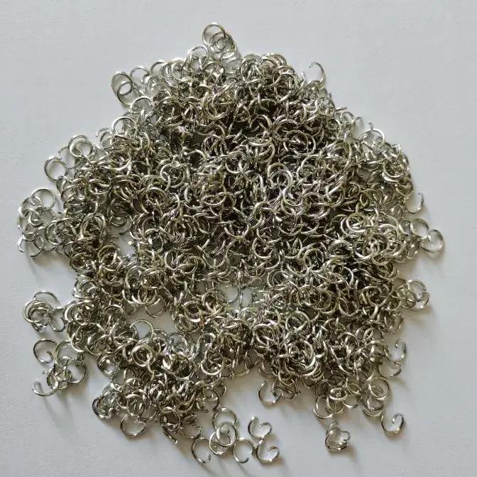 200 pcs/lot or argent gris boucle 0.9*7mm anneaux de saut ouverts pour la fabrication de bijoux à bricoler soi-même collier Bracelet résultats connecteur fournitures