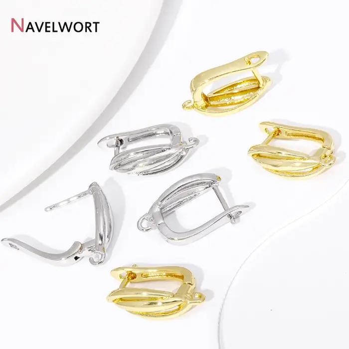 Crochets de boucles d'oreilles plaqués or 18 carats hypoallergéniques pour bijoux de haute qualité à offrir pour femmes occasions spéciales