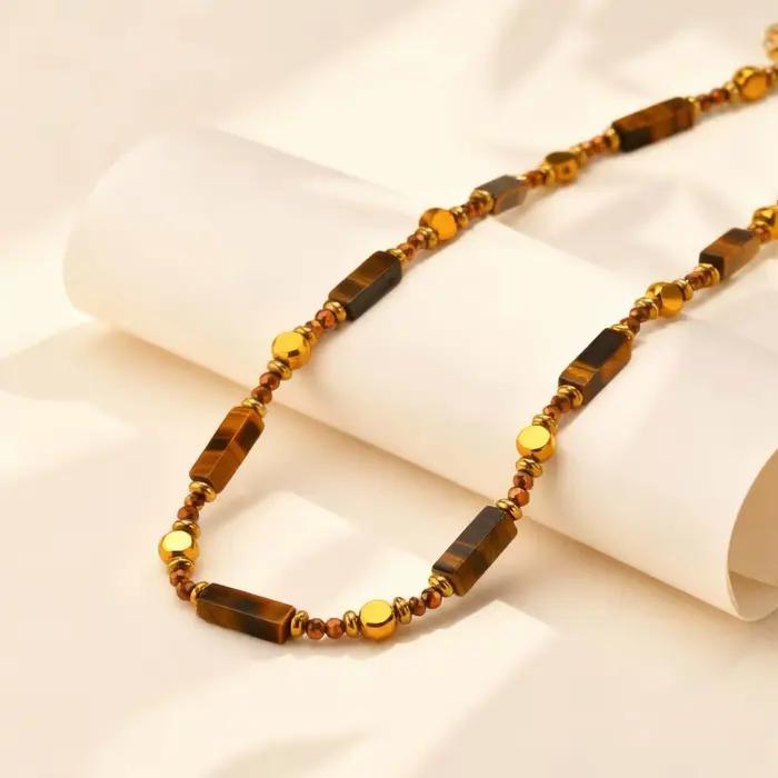 Collier minimaliste en forme de goutte d'eau creuse, pendentif en forme de larme en acier inoxydable plaqué or 18 carats pour femmes, bijoux imperméables en gros