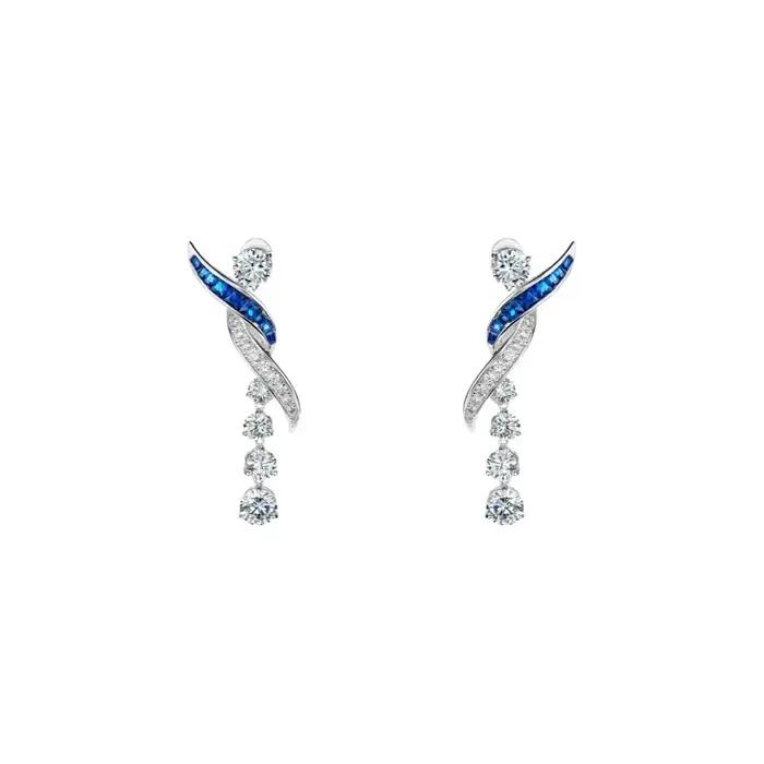 ZOCA-Ensembles de bijoux en argent regardé 925 pour femmes, calibre élégant, nouveau design original