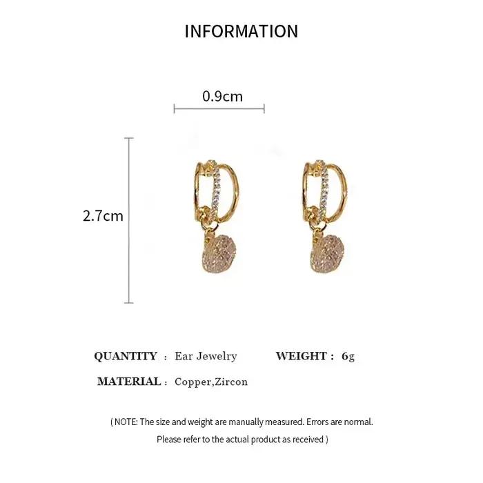 Boucles d'oreilles Vintage françaises avec pampilles en perles et raisin
