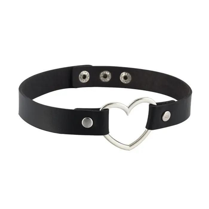 Collier ras du cou noir pour femmes