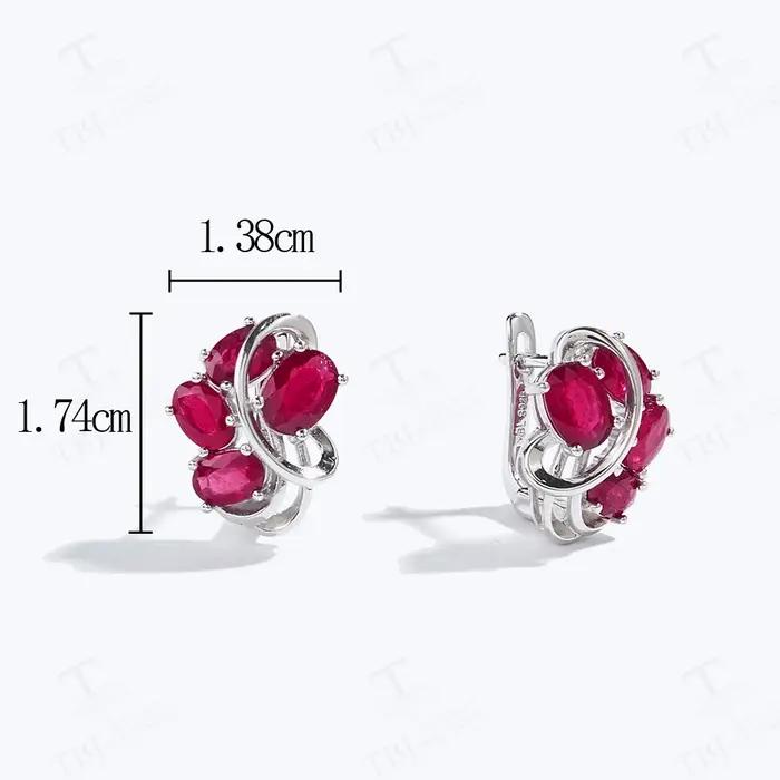 2026, Boucles d'oreilles de luxe fantaisie en argent pour femme