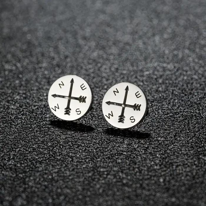 Boucles d'oreilles piercing Tragus en acier inoxydable avec motifs couronne, boussole, étoile, glace à glace, nuage, lunettes, botte et moustache pour filles et femmes occasions spéciales