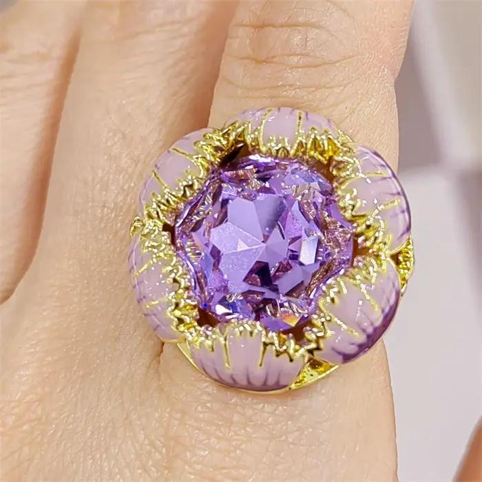 Bagues plaquées or 18 carats pour femme