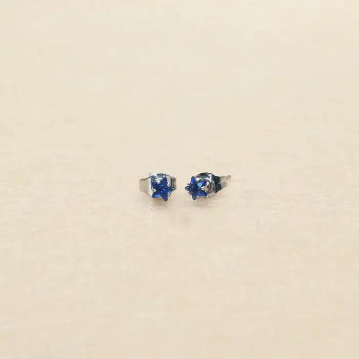 Boucles d'Oreilles en Acier Inoxydable, Bijou en Clip Anti-Allergie, 4mm
