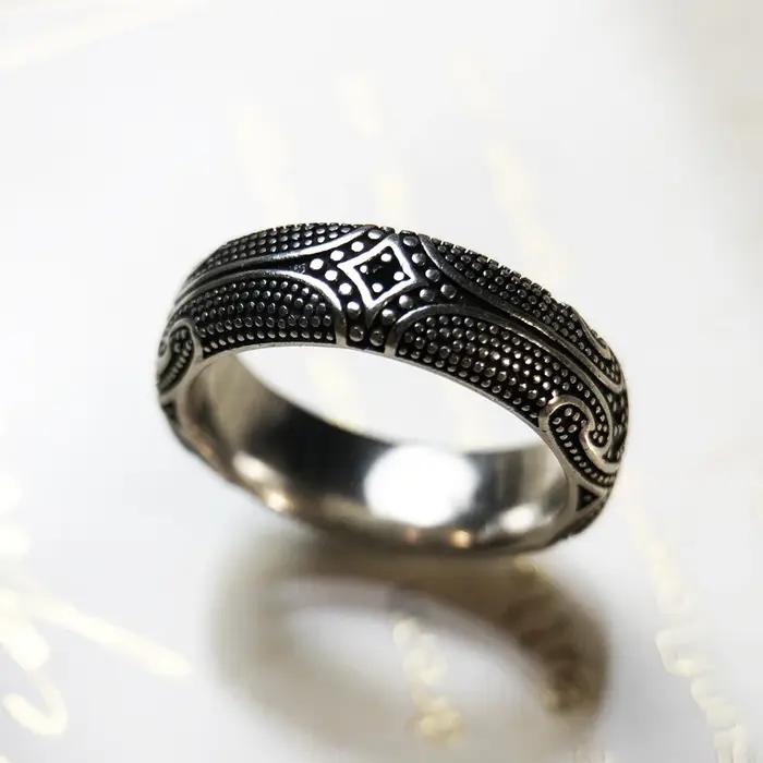 Bague Maori tatouages Ethno
