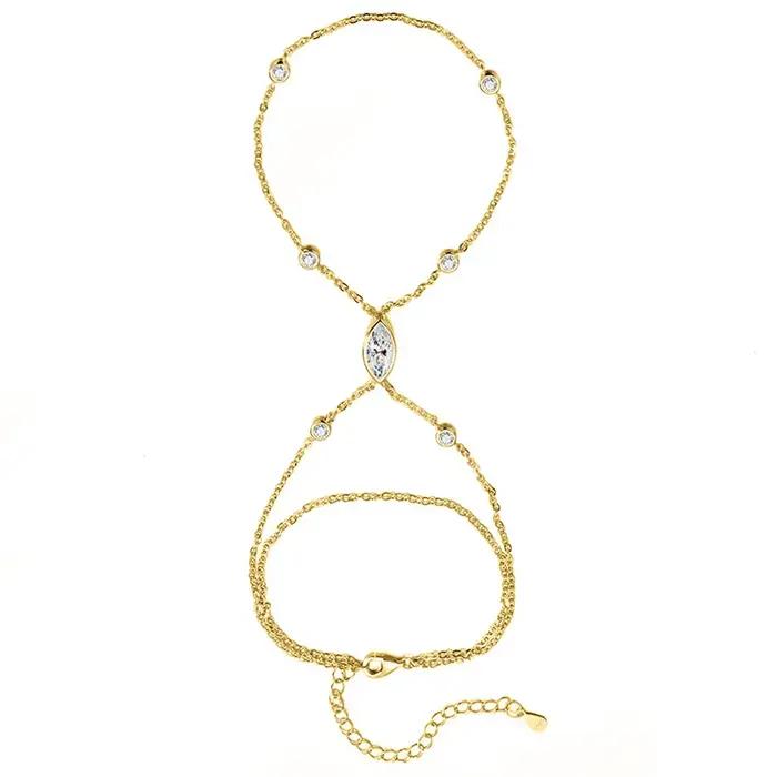 Smyoue Marquise coupe bulles Moissanite Bracelets pour femme réglable 14-19 cm laboratoire cultivé chaîne de diamant pur S925 bijoux en argent