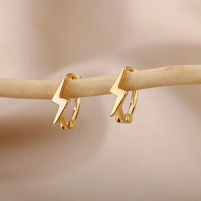 Boucles d'oreilles coeur pour femmes fille acier inoxydable émail multicolore géométrique cerceau boucle d'oreille doux accessoire Bijoux cadeau Bijoux Femme