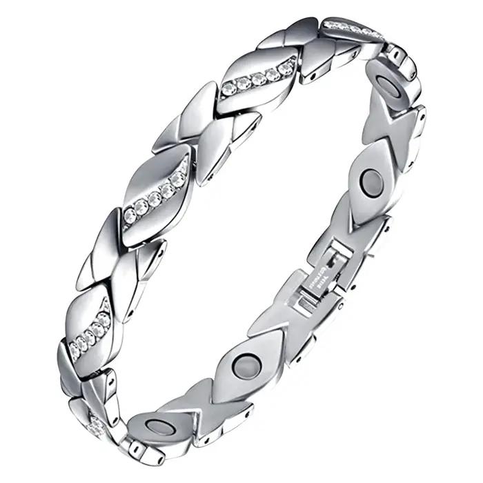 Bracelet magnétique arthly oto Instituts pour femme, bracelet de thérapie, bijoux joncs