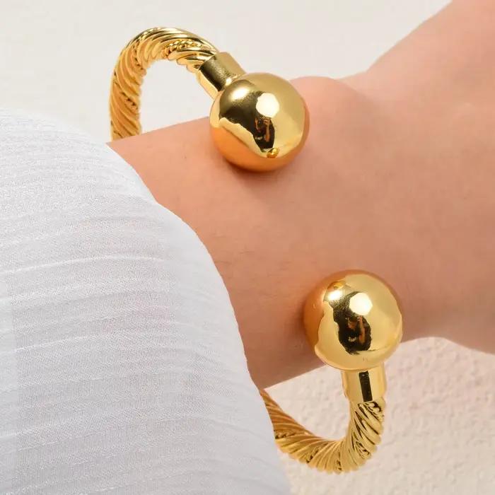 Diana bébé bijoux à portée de main 18K plaqué or bracelet femmes