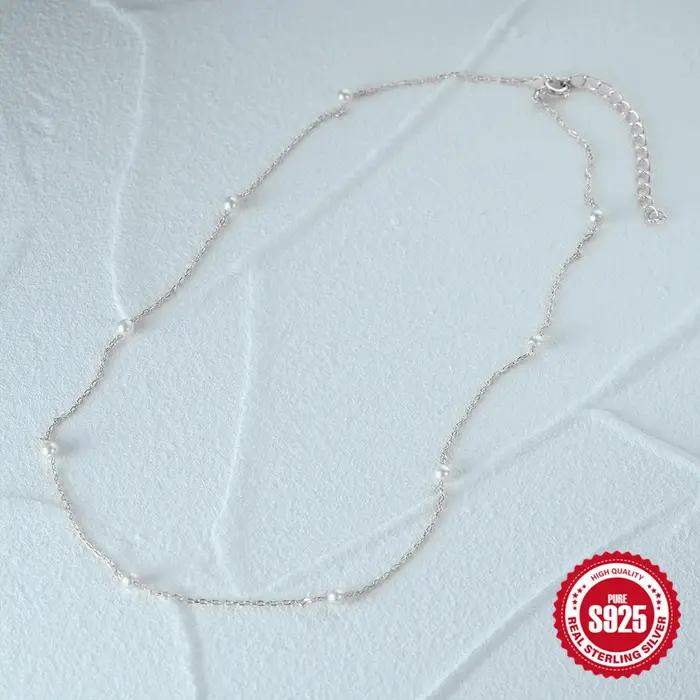 AIDE Pearl Choker Pull JoModern Collier pour femme