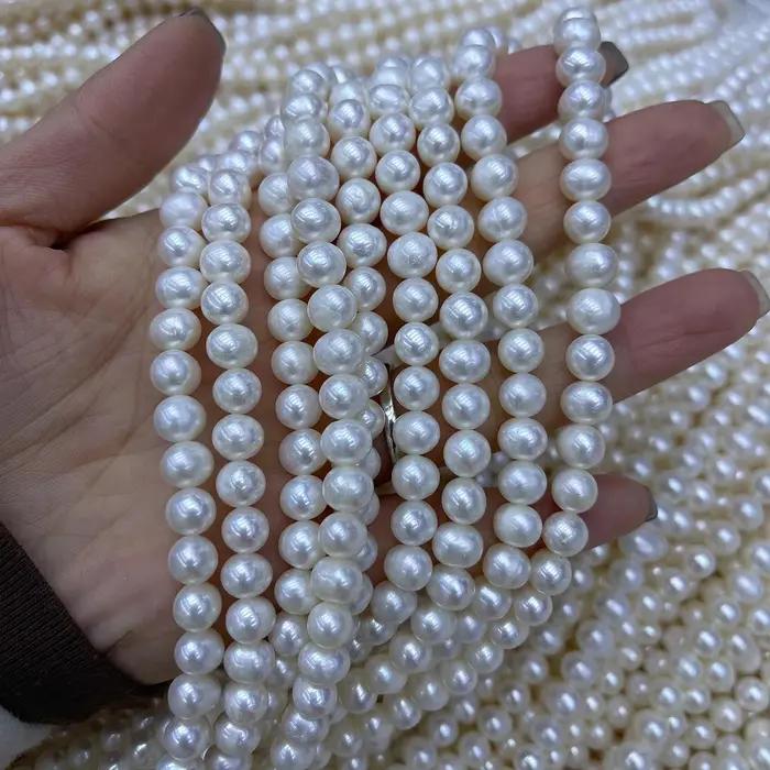 Perles d'eau douce naturelles pour hommes et femmes