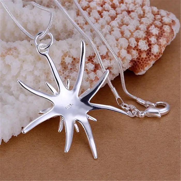 Collier élégant et tendance en forme d'étoile de mer