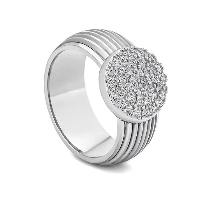 Bagues en Zircon Rose Plaqué Or 18K pour Femme – Bijoux Tendance Minimalistes de Luxe pour Quotidien