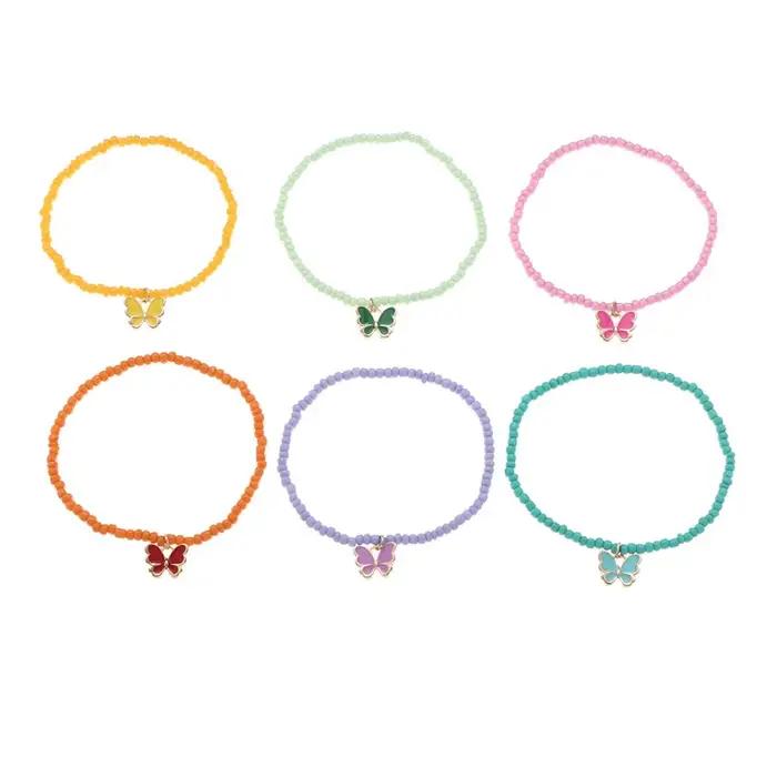 Bracelets papillons empilables perles colorées et breloques métalliques pour femmes style moderne fantaisie quotidienne fantaisie fantaisie fantaisie fantaisie fantaisie fantaisie fantaisie fantaisie fantaisie fantaisie fantaisie fantaisie fantaisie fantaisie fantaisie fantaisie fantaisie fantaisie