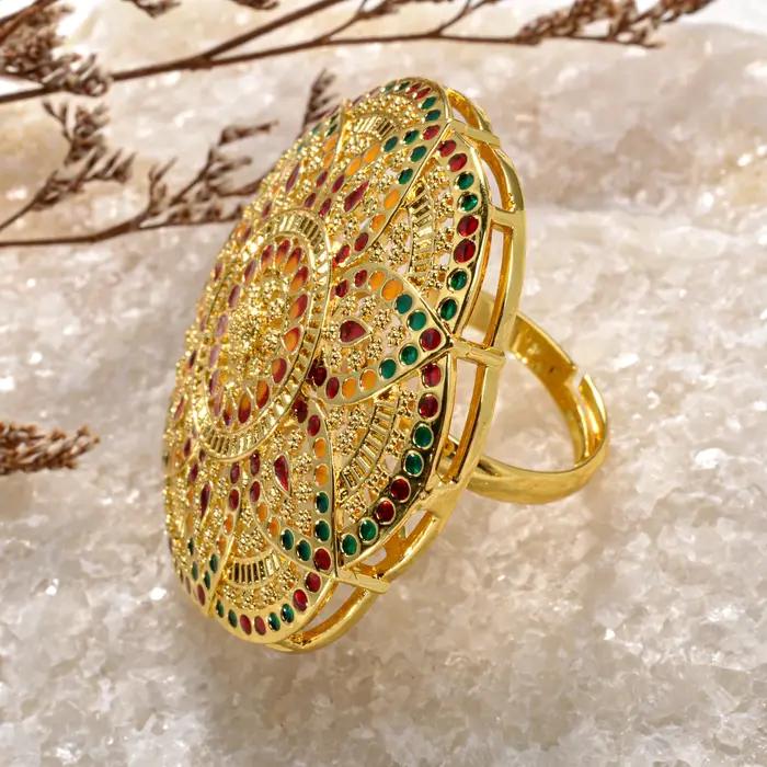 Bague plaquée or pour femme