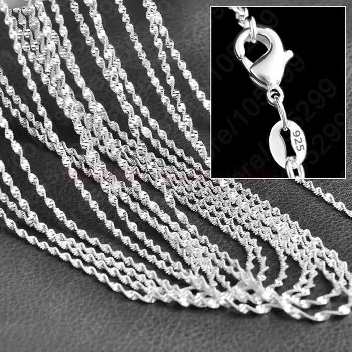 Collier en argent regardé 925 torsadé Singapour JoReal