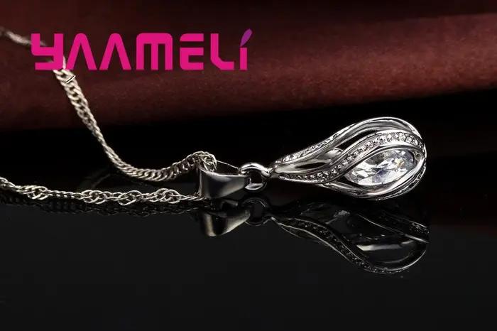 Ensemble de bijoux en zircone cubique forme goutte d'eau pour mariage femme occasions spéciales