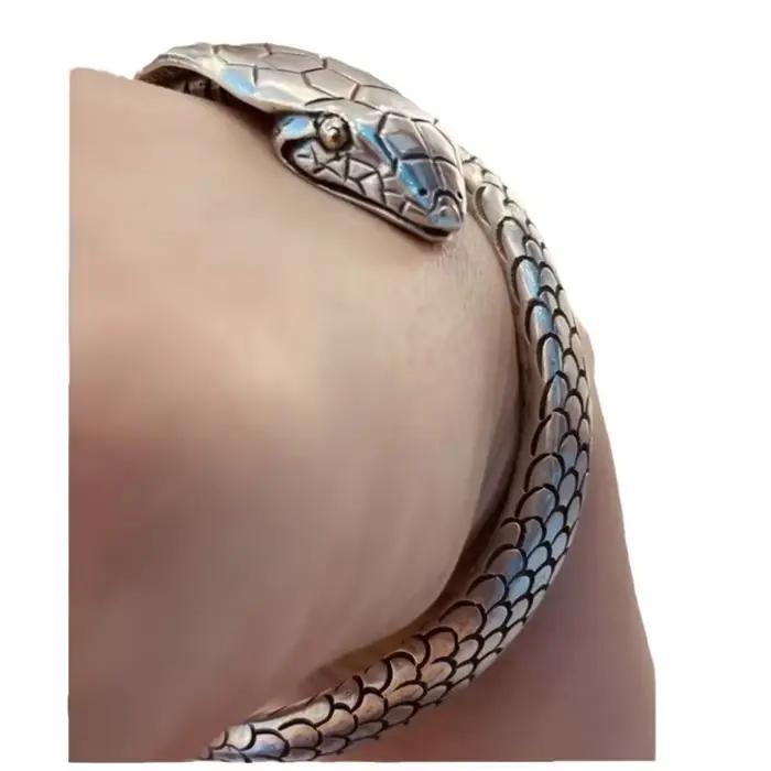 Bracelet serpent original style vendange or rose perle pour femmes occasions spéciales vintage