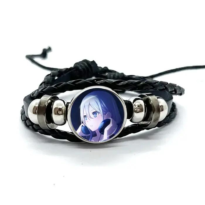 Project SEKAI-Bracelet en cuir Yoisaki Oke Ade pour hommes et femmes
