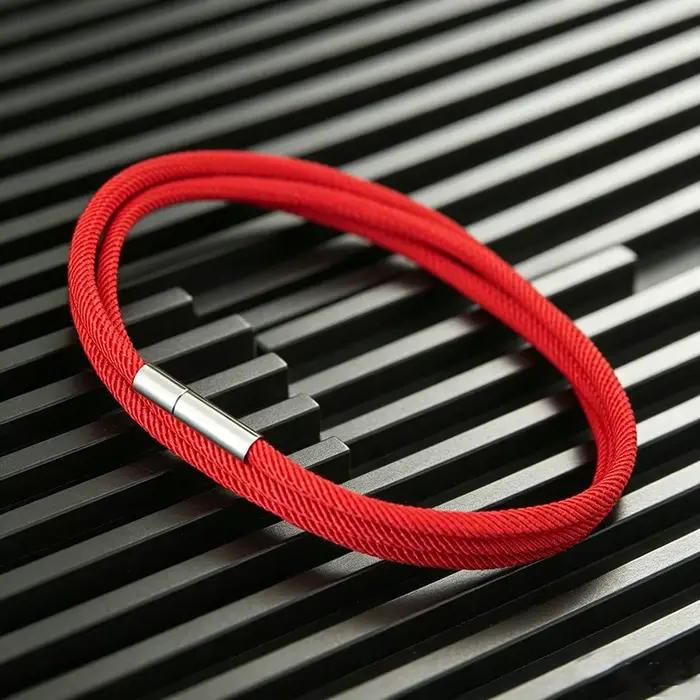 Bracelet ethnique pour hommes en cuivre avec corde de 3mm de qualité, 3 couches, multiple couleurs pour loisirs et occasions spéciales