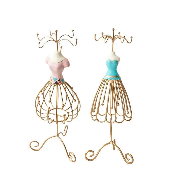 Présentoir à bijoux Princesse en résine et métal pour la décoration intérieure et le rangement élégant bijoux femmes occasions spéciales