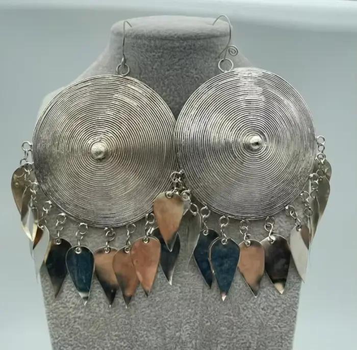 Miao – boucles d'oreilles individuelles en argent