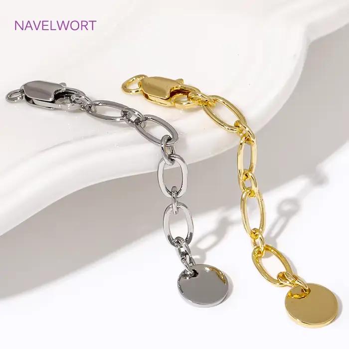 Chaîne d'extension ronde plaquée or 18 carats pour bijoux créatifs haute qualité occasions spéciales artisanat bijoux fantaisie fantaisistes fantaisie bijoux fantaisistes fantaisie bijoux fantaisistes fantaisie bijoux fantaisistes fantaisie bijoux fantaisistes fantaisie bijoux fantaisistes fantaisie