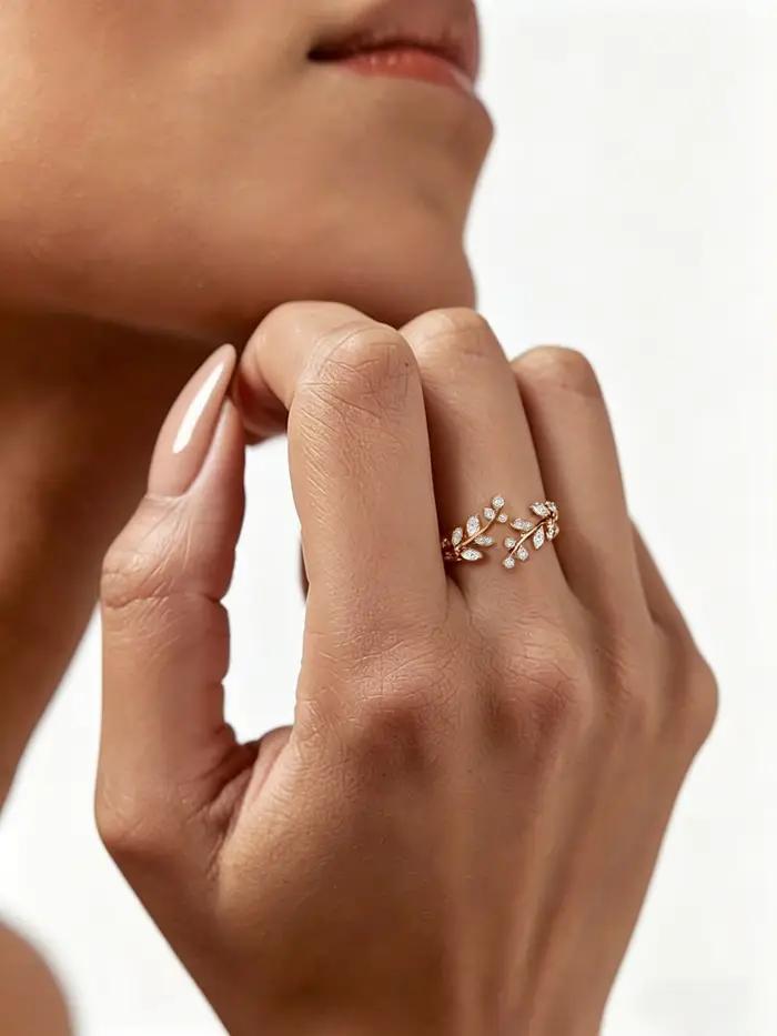 Bague APIR pour femme en argent sterling 925 avec zircon cubique étincelant