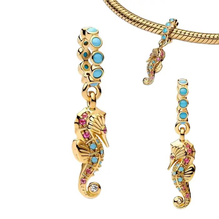 Breloques créatives en argent pur pour bracelets : Verre à vin
