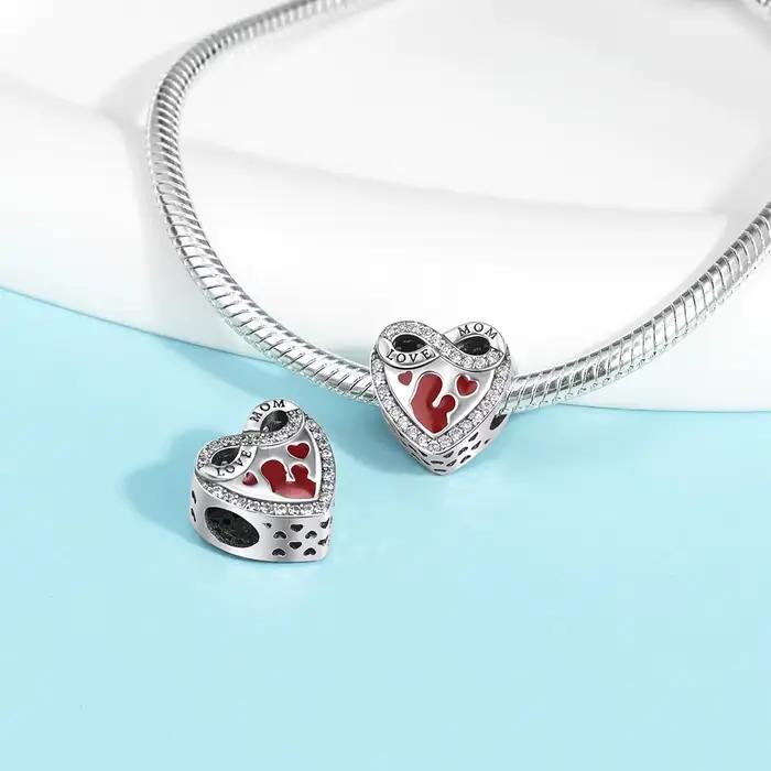 Pendentif en argent Sterling 925 pour la famille