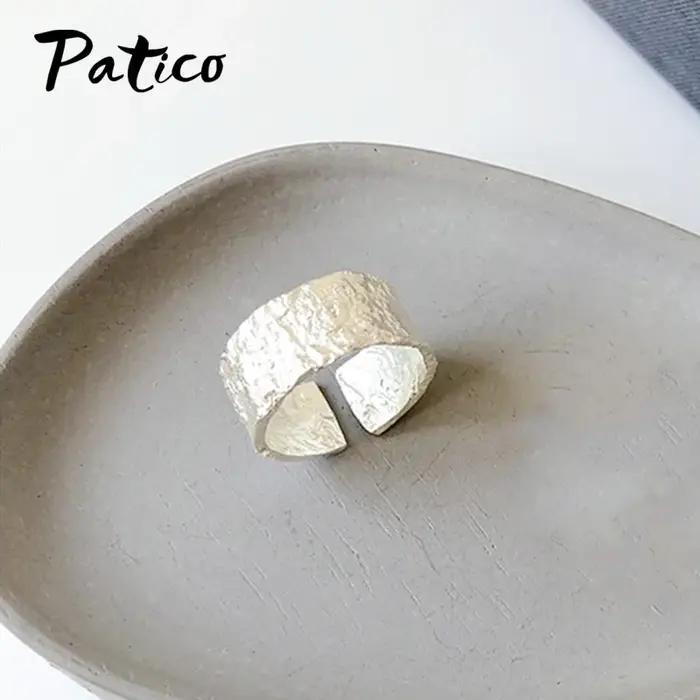 Grandes bagues en argent Sterling 925 pour femmes