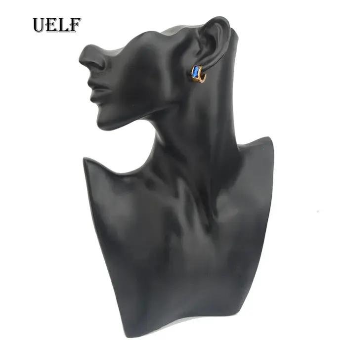 Uelf-Ensemble de Boucles d'Oreilles Rondes pour Femme