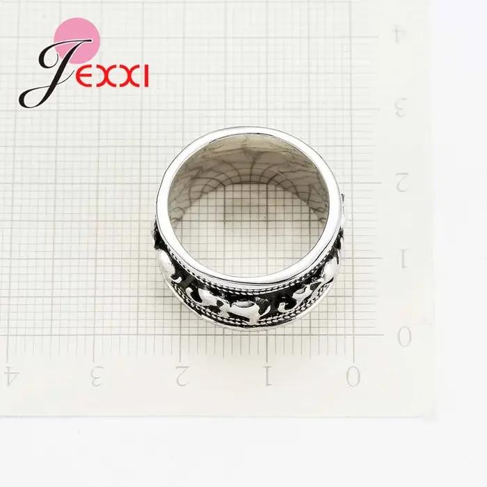 Bagues en forme d'éléphant en argent Sterling 925