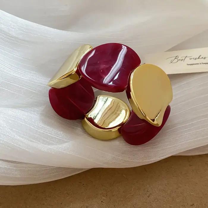 Bracelets ronds en corde élastique épissée pour femmes