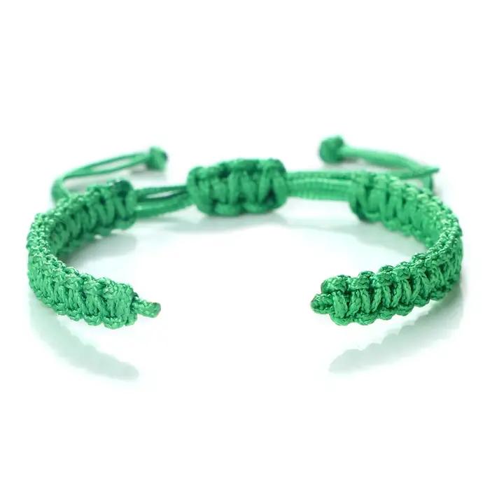 Bracelets semi-finis en fil de nylon 19 couleurs pour hommes et femmes